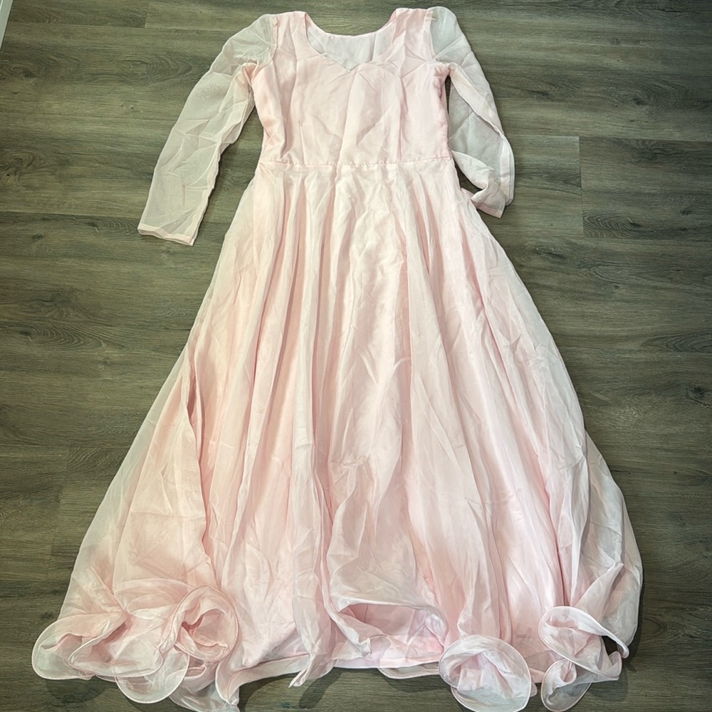 Pink anarkali